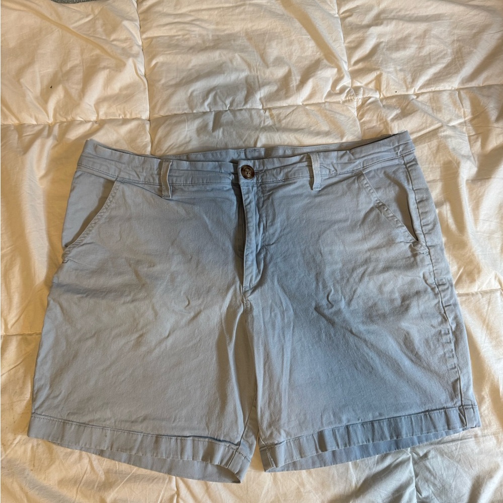 Chubbies Blue Flat Front Shorts Casual Lightweight Design